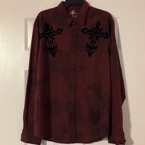 Gently Worn Helix Men’s Shirt, Long Sleeves